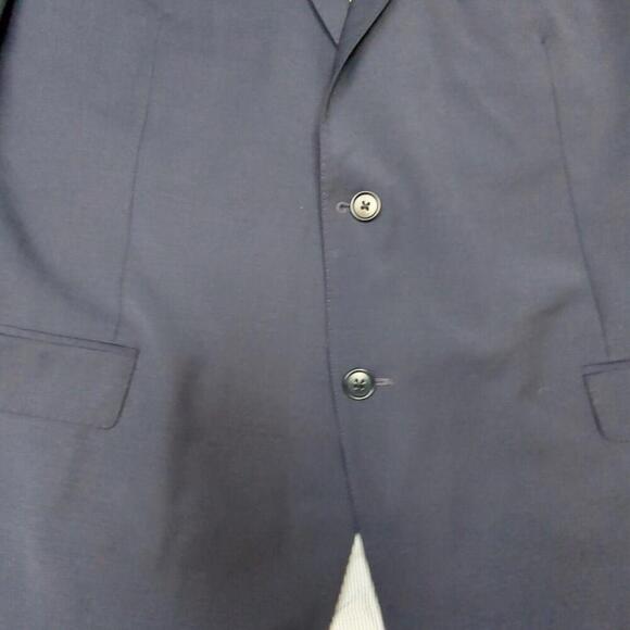 Men’s Brooks Brothers Explorer Madison Fit Wool Blazer Sport Coat Blue Size 48R - Picture 2 of 9